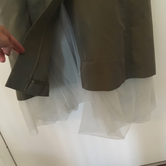 Brand New John Bartlett Coat w/ Tulle - Picture 3 of 7